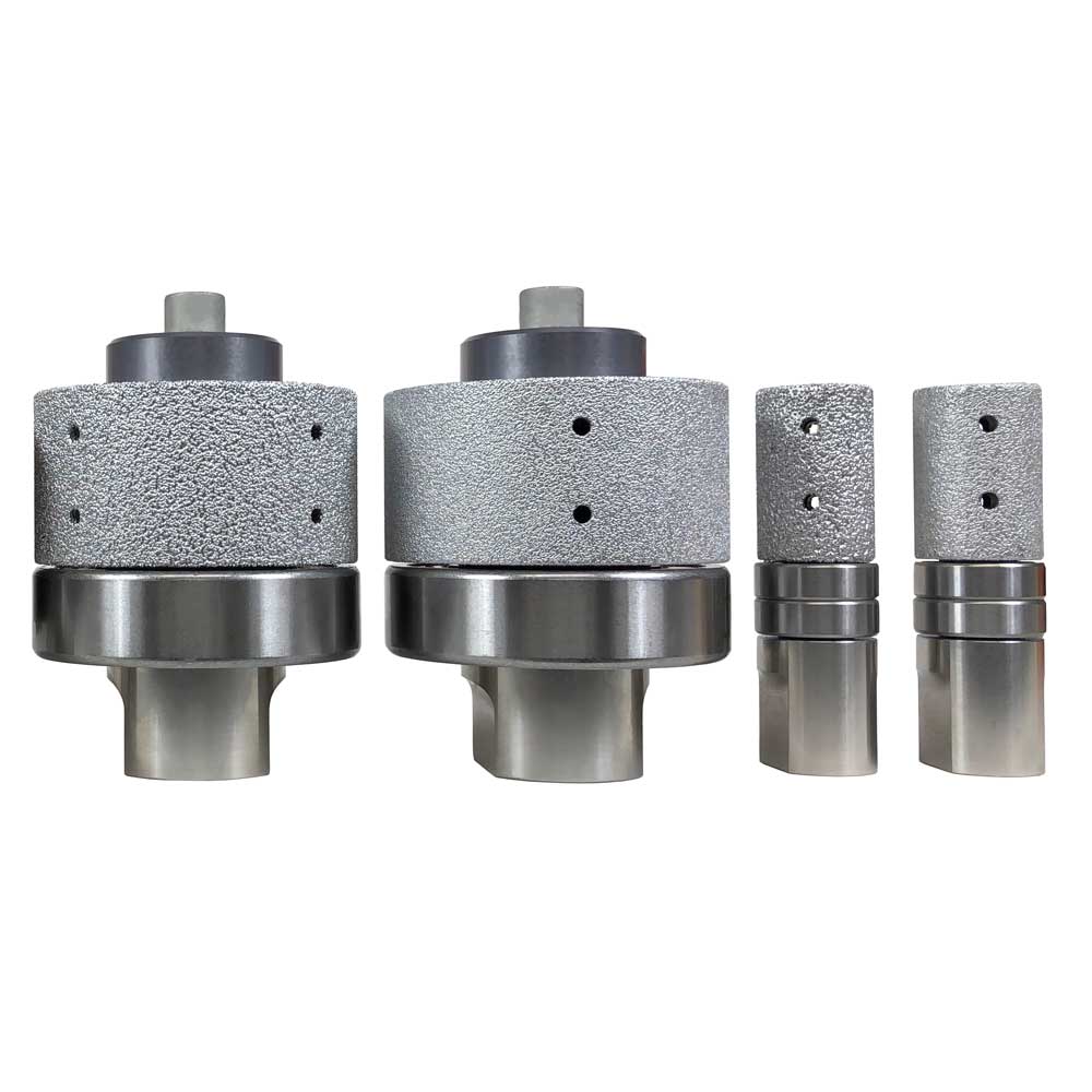 ABST01911 Abrasive 28mm Brazed Diamond Profile Wheel Concave Cylinder Electric Router Bit Routing Stone Coarse Grit 60 for Marble Granite Rock Tile 